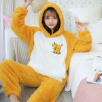 Thick Warm Coral Velvet Pajamas Sets - EX-STOCK Canada