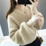 Autumn And Winter Lantern Sleeves Loose Sweater | EX-STOCK product gallery photo 2