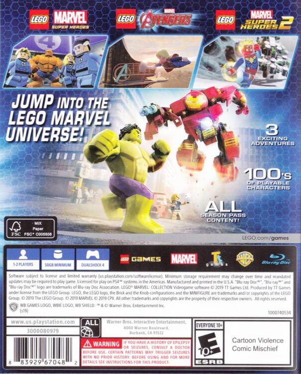 Collection Lego Marvel 