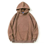 Unisex Teen Waxed Washed Distressed Hoodie Sweatshirt Pullover top - EX-STOCK CANADA