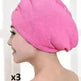 Women's Microfiber Hair Dryer Cap Absorbent Hair Towel. - EX-STOCK CANADA