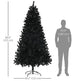 7.5ft Artificial Christmas Trees With Auto Open And Steel Base, Black EX-STOCK Canada 
