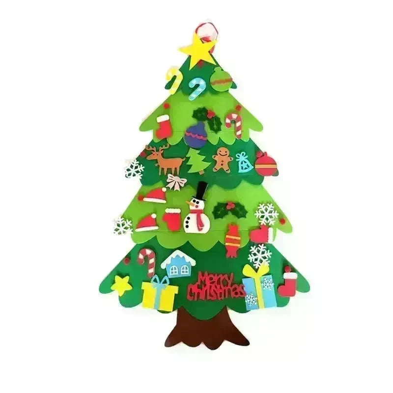 Children's DIY felt Christmas tree with lights - EX-STOCK CANADA