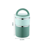 Commuters Students With Lid Portable Stainless Steel Insulation Lunch Box EX-STOCK