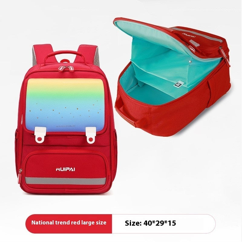 Primary School Student Schoolbag Burden Reduction Spine Protection EX-STOCK