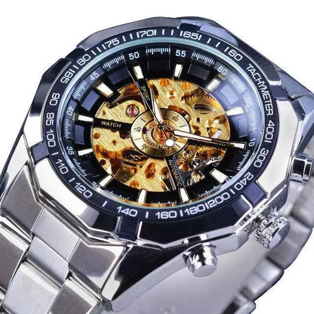 Forsining Watch Men's Fashion Casual Classic Popular Waterproof Manual Mechanical Watch - EX-STOCK Canada