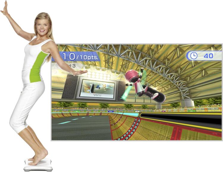 Wii Fit Plus avec la Balance Board officielle Nintendo Wii 