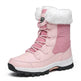 Winter Waterproof Snow Boots Women's Mid-calf Front Zipper - EX-STOCK Canada
