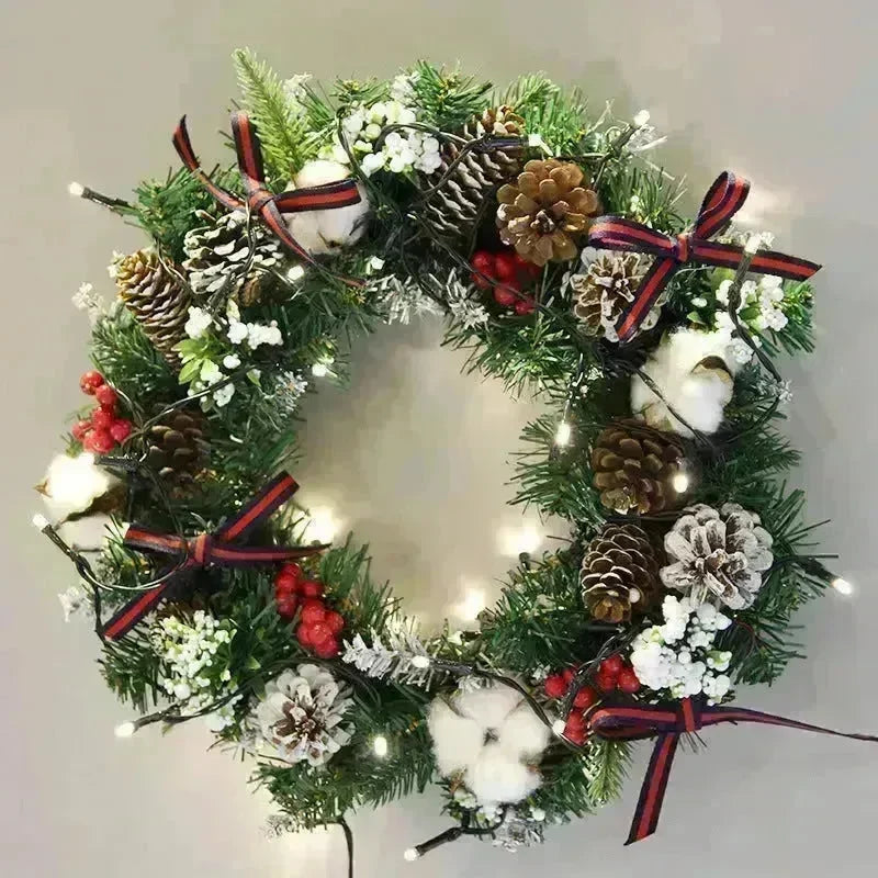30cm 40cm Christmas Wreath Ornaments Christmas Wreath - EX-STOCK CANADA