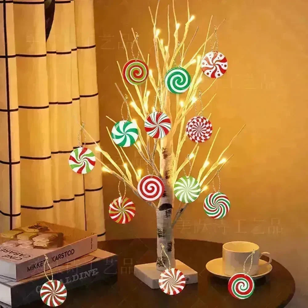 Christmas Party Christmas Tree Decorations Arrangement Candy Ornaments - EX-STOCK CANADA