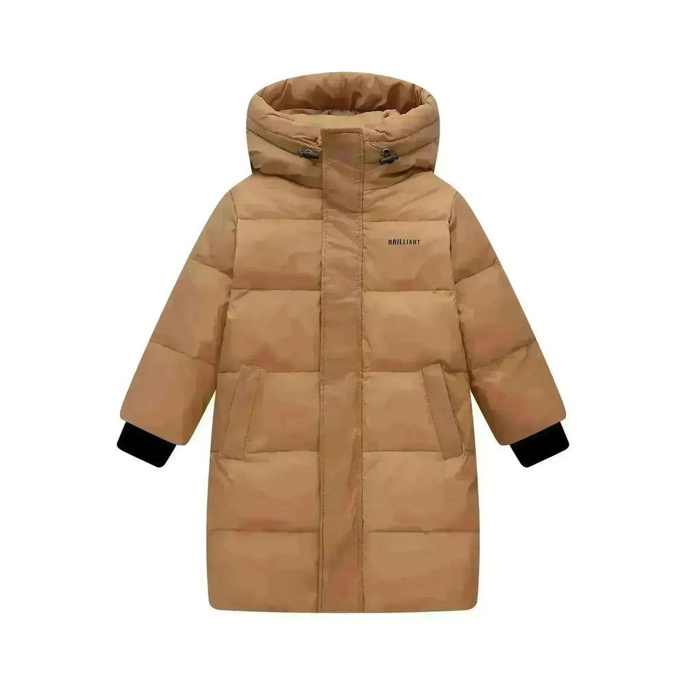 Children's Mid-length Down Jacket Thickened Winter Jacket  for kids - EX-STOCK CANADA