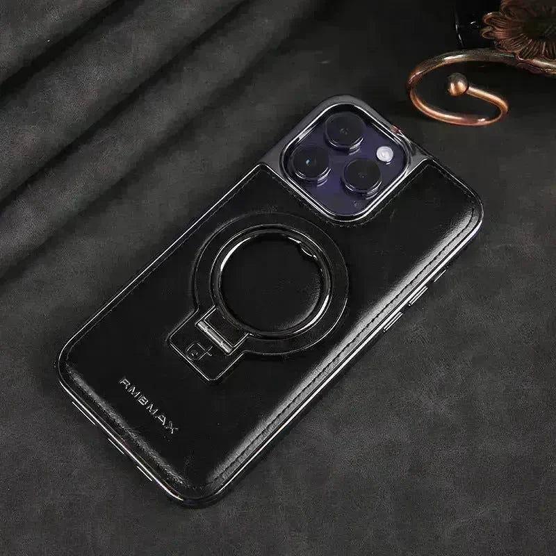 Luxury Magnetic Bracket Phone Case Business Drop-resistant Leather Case - EX-STOCK CANADA