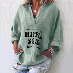 Casual Summer Cotton blend pocket women blouse top - EX-STOCK Canada