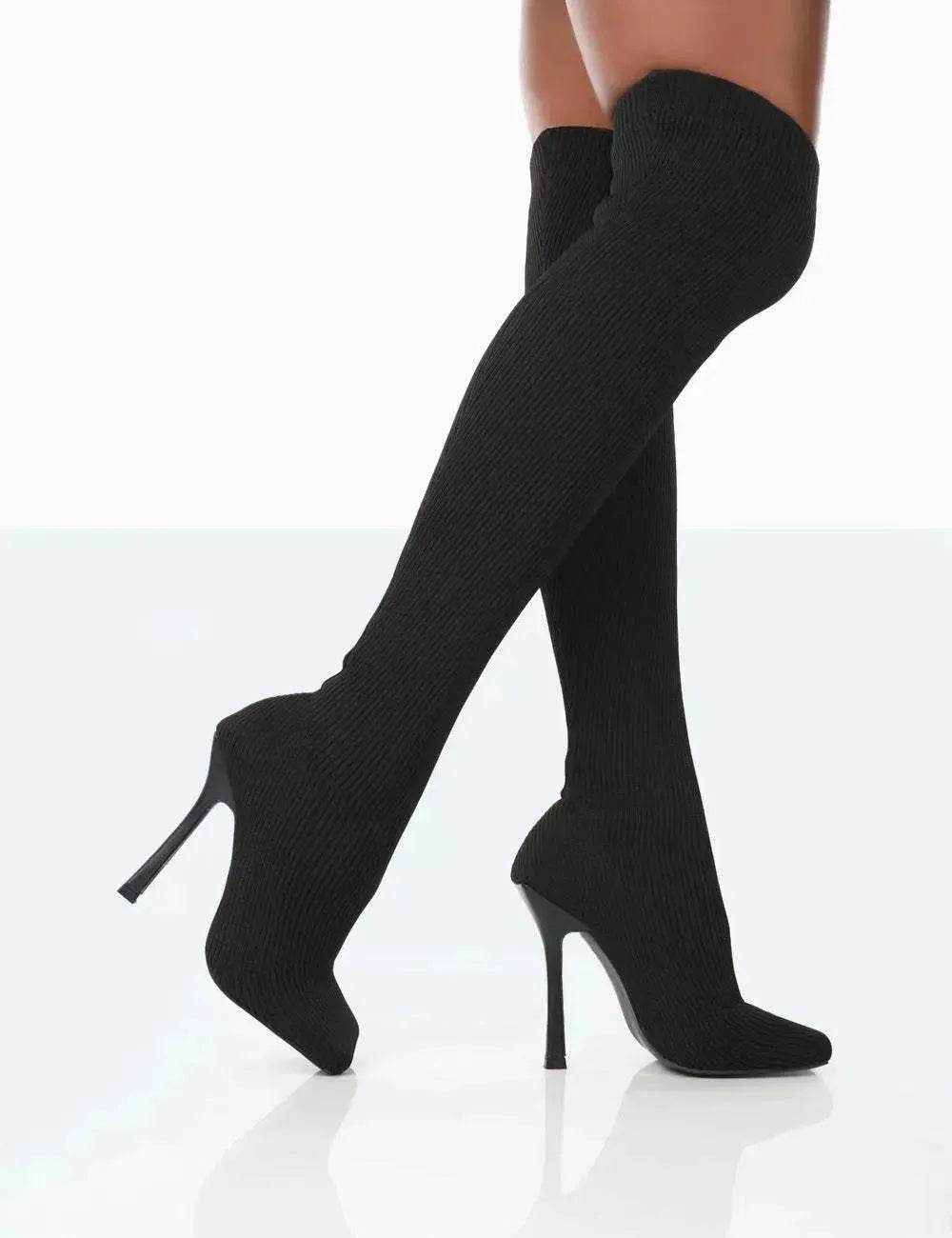Thigh High Boots Women Over The Knee Long Boots Fashion Shoes - EX-STOCK Canada