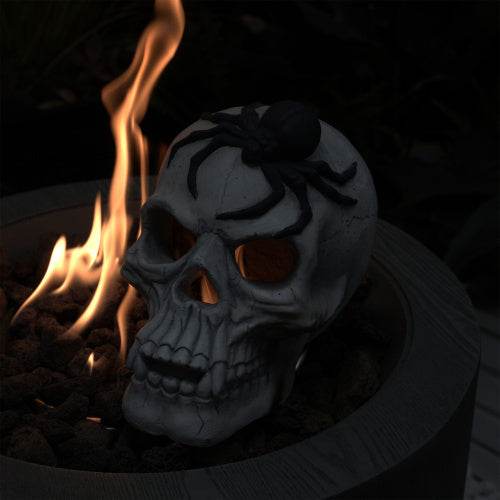 Demon Skull,Suitable For Outdoor Fireplace And Fire Pit, Halloween Decoration - EX-STOCK Canada