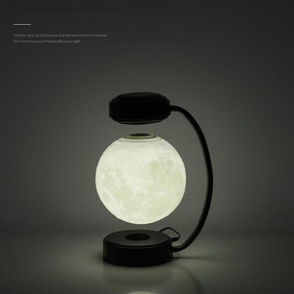 Lampe de nuit 3D LED Lune, lampe sphérique flottante à lévitation magnétique pour la décoration de la maison et du bureau
