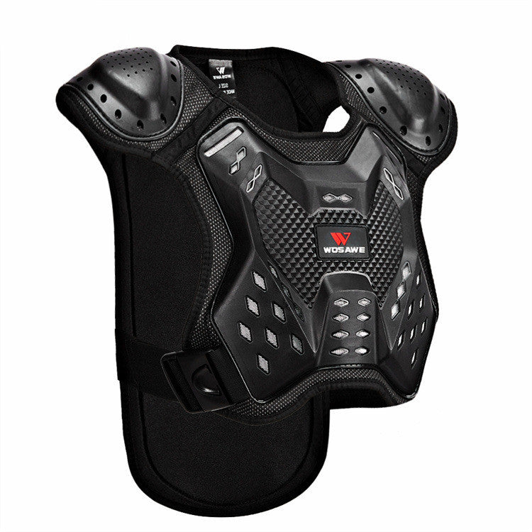 Kids Armor Protective Vest – WOSAWE Children's Chest & Back Guard for Skating & Cycling | M & L 4