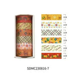Creative Christmas Gift And Paper Adhesive Tape Journal Tape Christmas Decoration Material Cute Christmas Tape - EX-STOCK CANADA