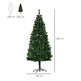 6ft Green Christmas Tree Artificial Xmas Holidays Party With Decoration Ornament EX-STOCK Canada 