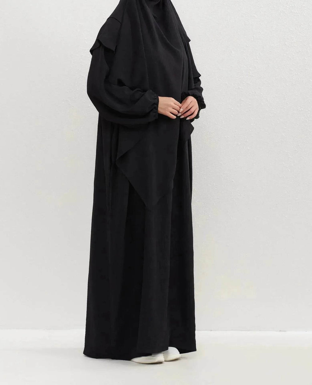 Hijab Abaya for Umrah Two piece Dress with Headscarf Arabwear for Women Jalabiya for Women - EX-STOCK Canada