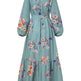 Turkish Muslim Women's Long Sleeve Printed Robe - EX-STOCK Canada