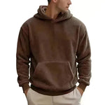Fall Winter Fleece Plush thick Hoodie Pullover tops for men - EX-STOCK CANADA