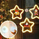 Christmas Pendant Decoration Christmas Atmosphere Led Lights Led Christmas Star Light Decoration For Window Door For Holiday - EX-STOCK CANADA