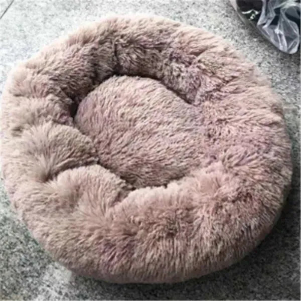 Round Long Hairy Autumn And Winter Nest Pad Cat Mattress - EX-STOCK CANADA