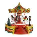 Christmas Gifts Merry Go Round Decorations Music Box LED Lights - EX-STOCK CANADA
