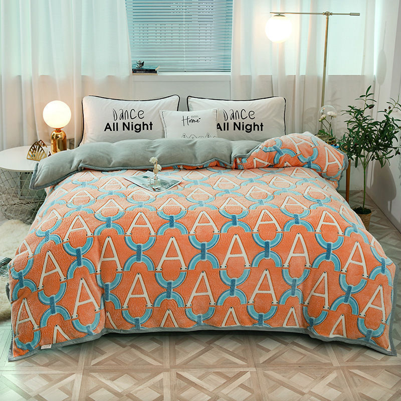 Plush Thick Snowflake Duvet Cover Single Piece Flannel EX-STOCK Canada 