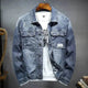 Denim Coat Men's Ins Trendy Loose Plus Size Men's Jeans Jacket - EX-STOCK Canada