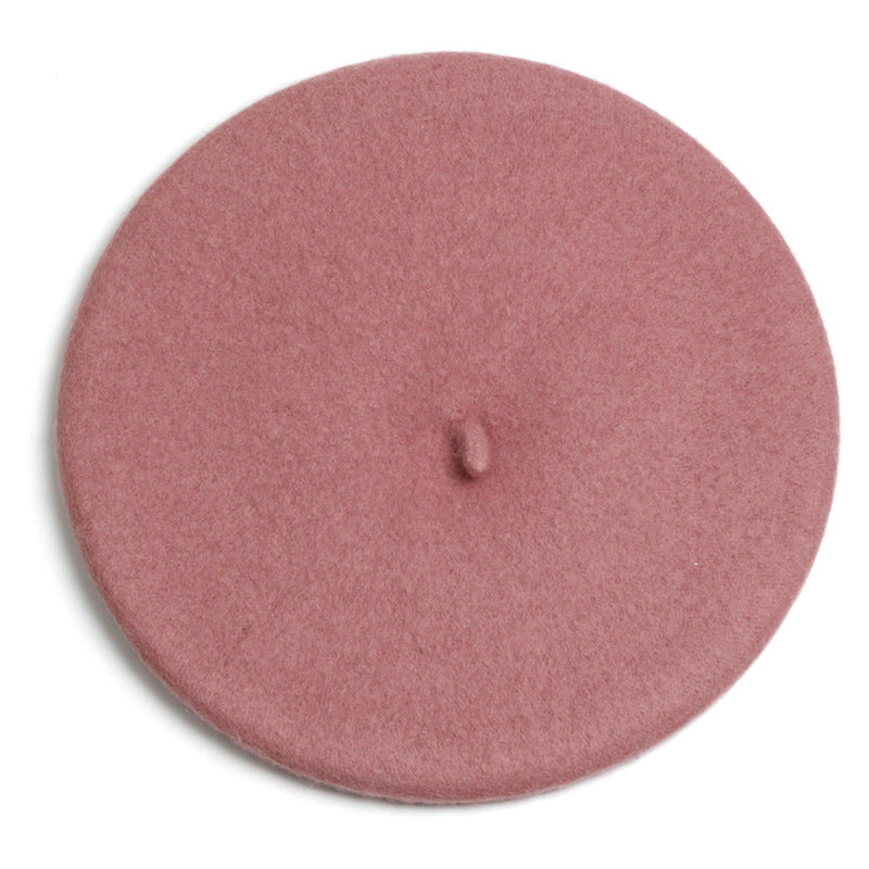 Autumn And Winter Hat Women's Wool Beret | EX-STOCK product gallery photo 19