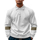 Fashion Long-sleeved Lapel Polo Shirt With Button Men's Loose Casual Sports Top Fall Spring Clothing EX-STOCK Canada 