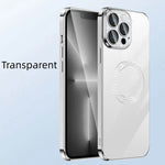 Electroplated TPU Transparent Apple Mobile phone Case - EX-STOCK Canada