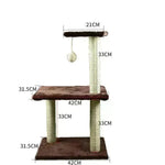 Cat Climbing Frame Litter Tree Integrated Grab - EX-STOCK CANADA