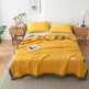 Pure Color Washed Cotton Summer Air Conditioning Duvet EX-STOCK Canada 