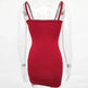Articat Spaghetti Strap Sexy Backless Women Summer Dress Strapless Bodycon Bandage Party Dresses Vestidos Club Mini Dress - EX-STOCK CANADA
