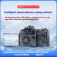 Camera Cooling Fan with LED Display & USB-C, Black