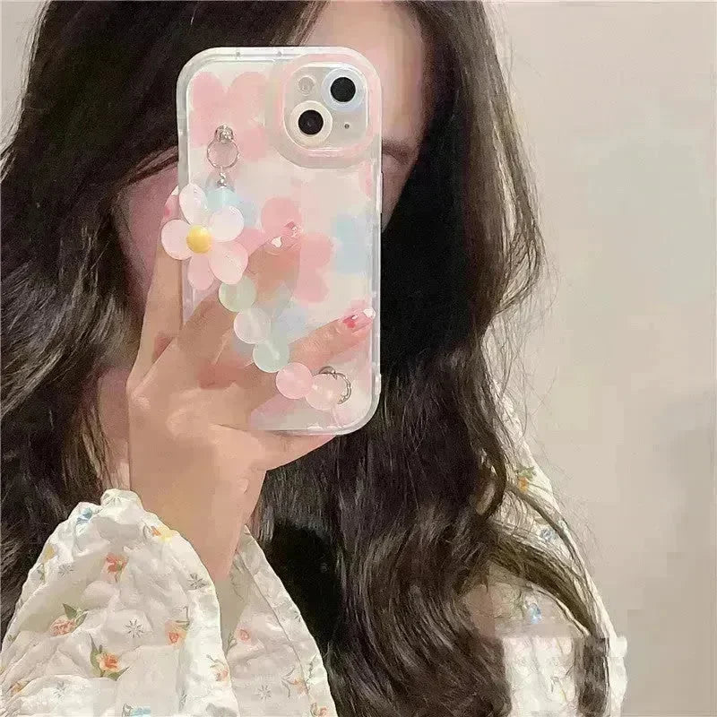Fashion Flower Bracelet Silicone Phone Case - EX-STOCK CANADA