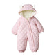 Hooded Fleece-lined Thick Baby Winter Romper Puffer Overall Jumpsuit - EX-STOCK Canada
