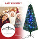 6FT Pre-lit LED Artificial Christmas Tree Scattered Holiday With Stand, Green EX-STOCK Canada 