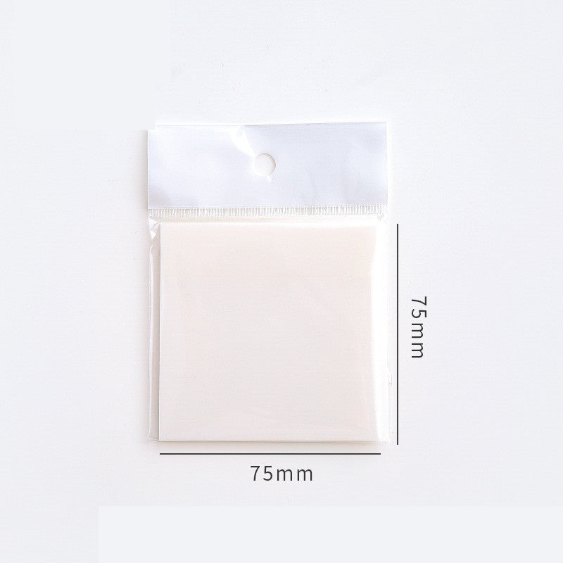 PET Transparent Post-it Notes Waterproof Material Sticky Notes 