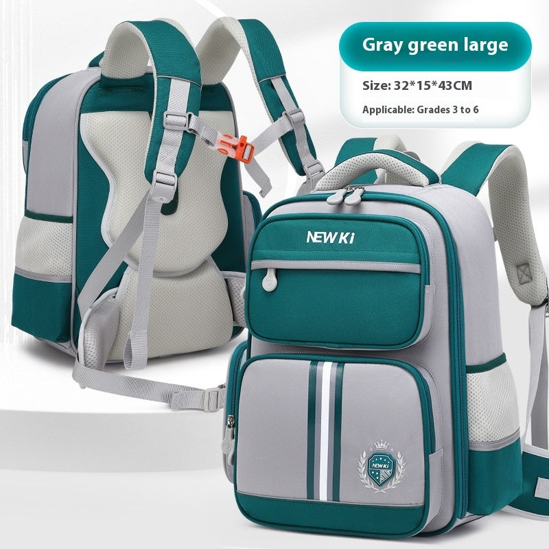 School Student Schoolbag Children's Waterproof Backpack Wear-resistant Men And Women EX-STOCK