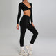 European And American High-intensity Sports Suit Outdoor Running Nude Feel Workout Clothes Slimming High Waist - EX-STOCK CANADA