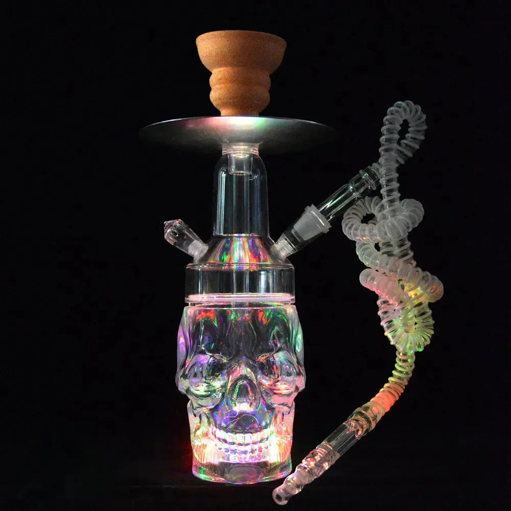 Arabian Acrylic Hookah With Illuminated Skull - EX-STOCK CANADA