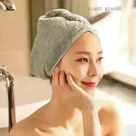 Women's Microfiber Hair Dryer Cap Absorbent Hair Towel. - EX-STOCK CANADA
