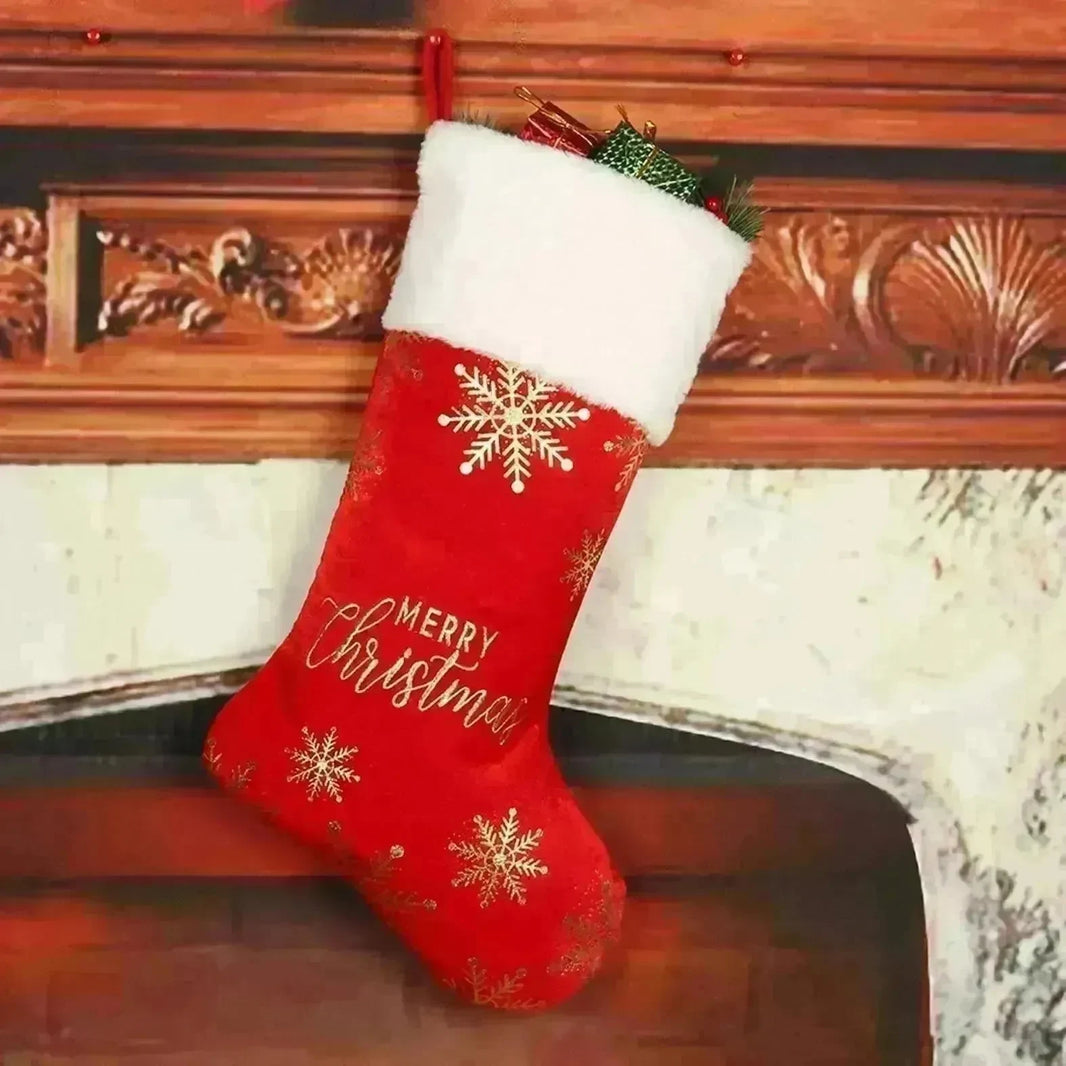 Christmas Decorative Stockings Embroidery Candy - EX-STOCK CANADA