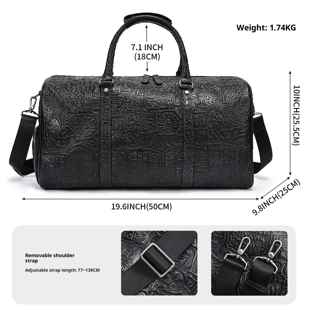 Retro Embossing Design Handbag For Men | EX-STOCK Canada 