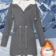 Women's Hooded Plush-Lined Coat – 6 Colours, S–5XL