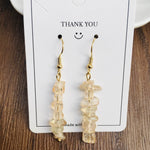 Handmade DIY Natural Crystal Stone Beaded Earrings - EX-STOCK Canada